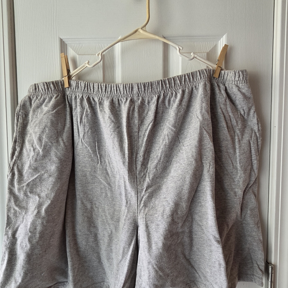 Basic Editions Gray Athletic Lounge Shorts